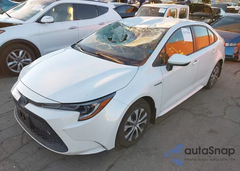2021 Toyota Corolla Hybrid Le from USA, damaged, VIN JTDEAMDEXMJ011782